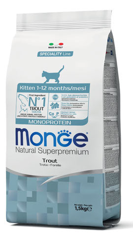 Monge Natural Superpremium - kitten monoprotein trota